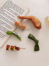 Load image into Gallery viewer, Maeelove Tiktok Simulation skewers food hairpin