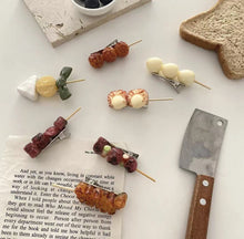 Load image into Gallery viewer, Maeelove Tiktok Simulation skewers food hairpin