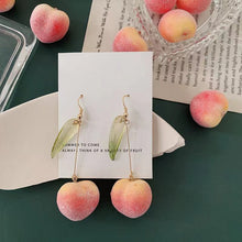 Load image into Gallery viewer, Maeelove Peach Ear Studs and Ear Clips