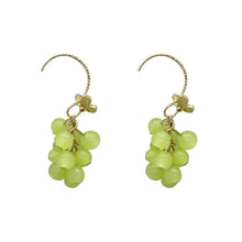 Load image into Gallery viewer, Maeelove Grape with Butterfly 925 Sterling Silver Studs