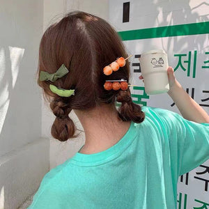 Maeelove Tiktok Simulation skewers food hairpin