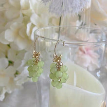 Load image into Gallery viewer, Maeelove Grape with Butterfly 925 Sterling Silver Studs