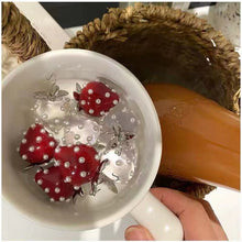 Load image into Gallery viewer, Maeelove Crystal Large Strawberry Earrings 925 Silver Needles