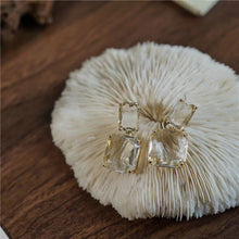 Load image into Gallery viewer, Bella poarch!Sugar Cube Crystal 925 Sterling Silver Earrings