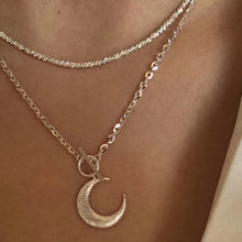 Load image into Gallery viewer, Maeelove 925 Sterling Silver Moon Necklace