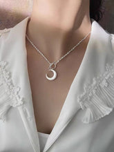 Load image into Gallery viewer, Maeelove 925 Sterling Silver Moon Necklace