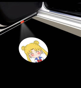Naruto and Sasuke Car Door Lights Upgrade Charging