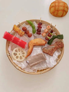 Maeelove Tiktok Simulation skewers food hairpin