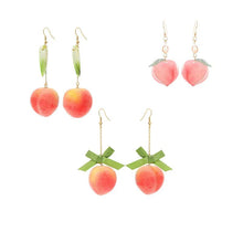 Load image into Gallery viewer, Maeelove Peach Ear Studs and Ear Clips