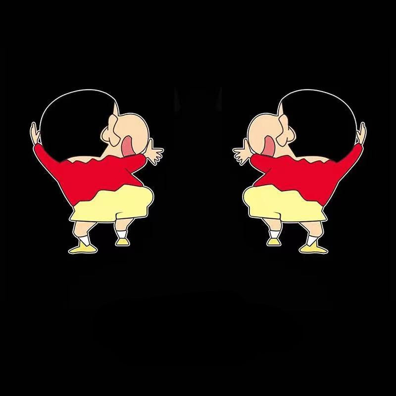 Toyota door lights Crayon Shin-chan version