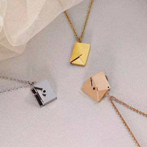 Maeelove  Love Letter Necklace 925 Sterling Silver